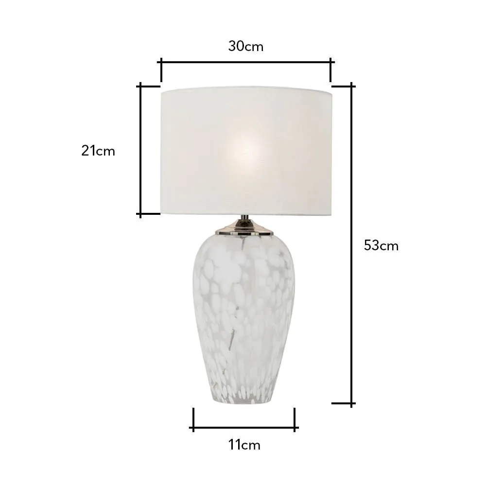 Agnes Flakestone Table Lamp, Nickel - Image 6