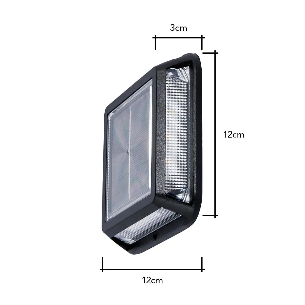 Caelum LED Outdoor Solar Ground Spike Light, Black - Image 6