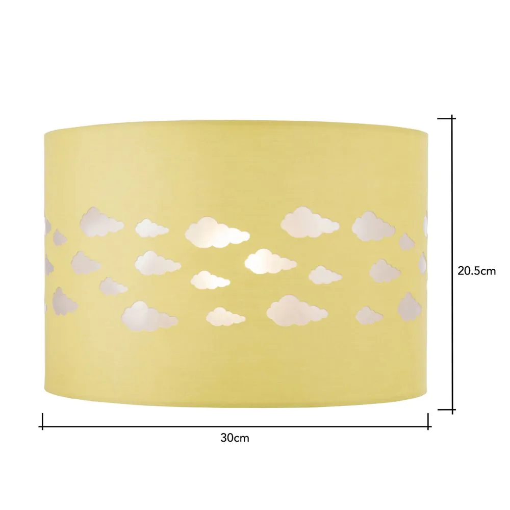Glow Clouds Easy Fit Light Shade, Ochre - Image 7