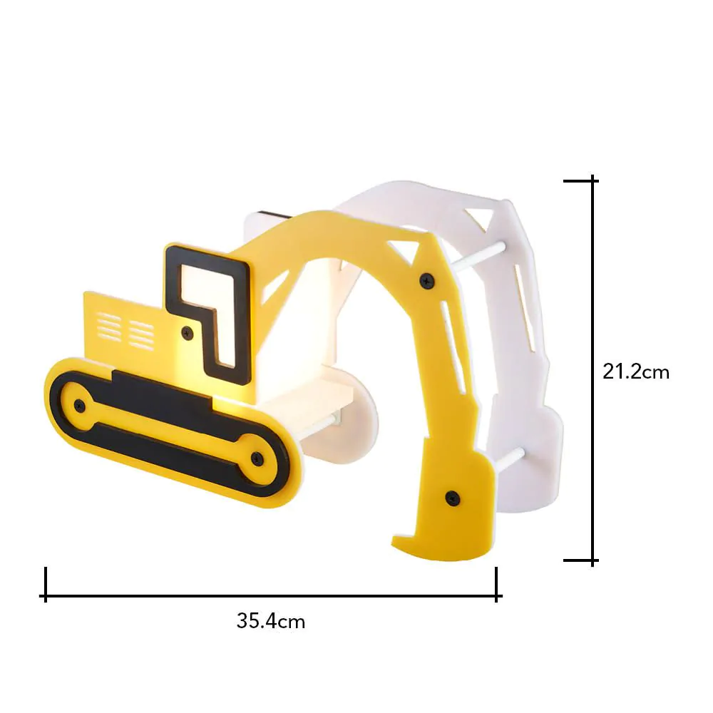 Glow Digger LED Table Lamp, Yellow & Black - Image 6