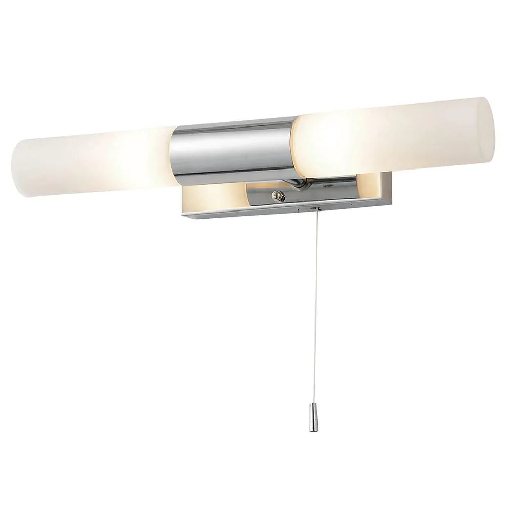 Capri Bathroom Wall Light, Chrome - Image 2