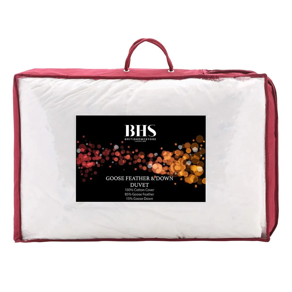 10.5 Tog Goose Feather & Down Duvet, Single - Image 2