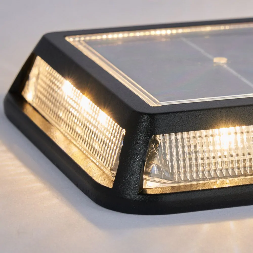 Caelum LED Outdoor Solar Ground Spike Light, Black - Image 5