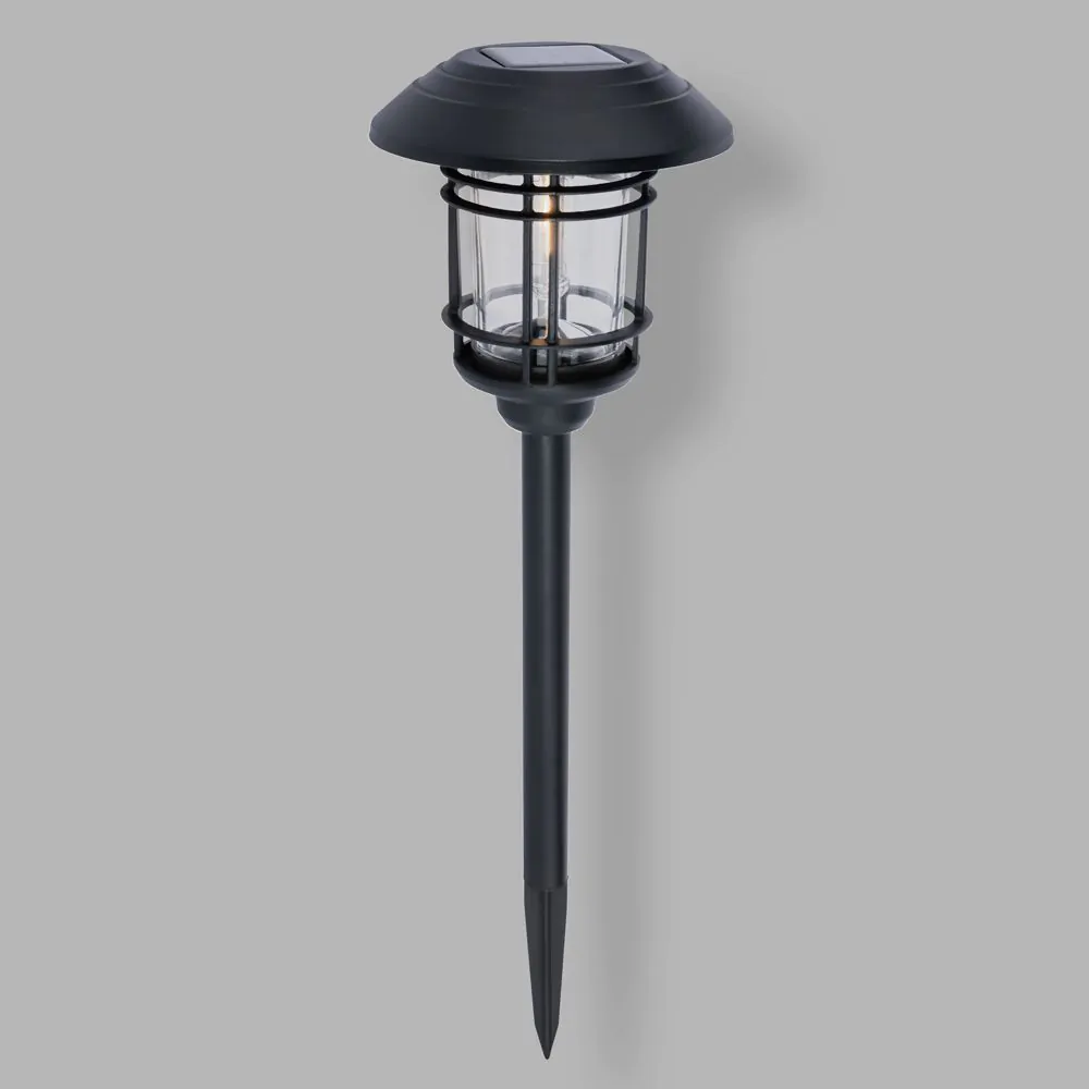 Caelum LED Outdoor Solar Spike Light, Black - Image 3