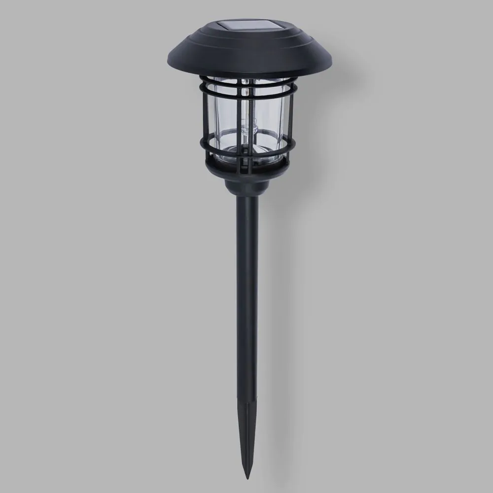 Caelum LED Outdoor Solar Spike Light, Black - Image 4