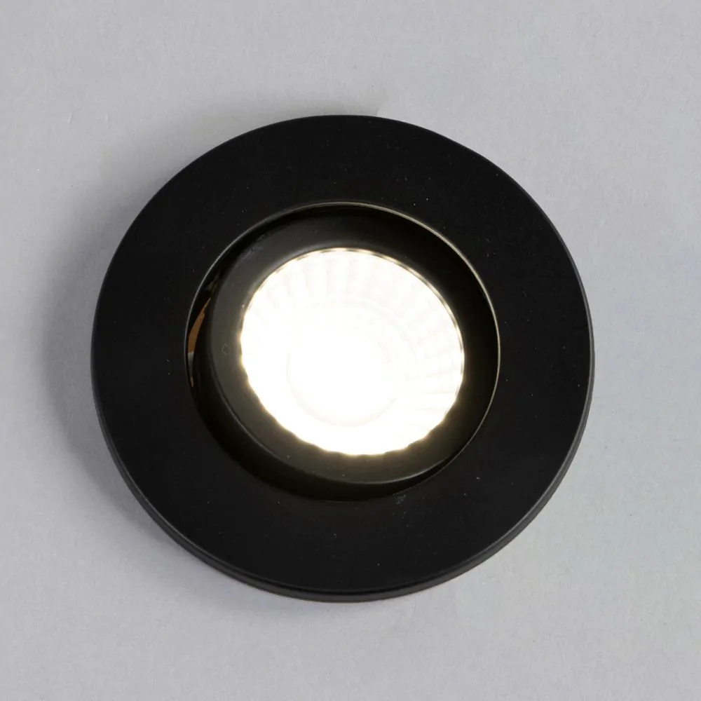 Cal Fire Rated LED IP65 Downlight, Satin Black - Image 3