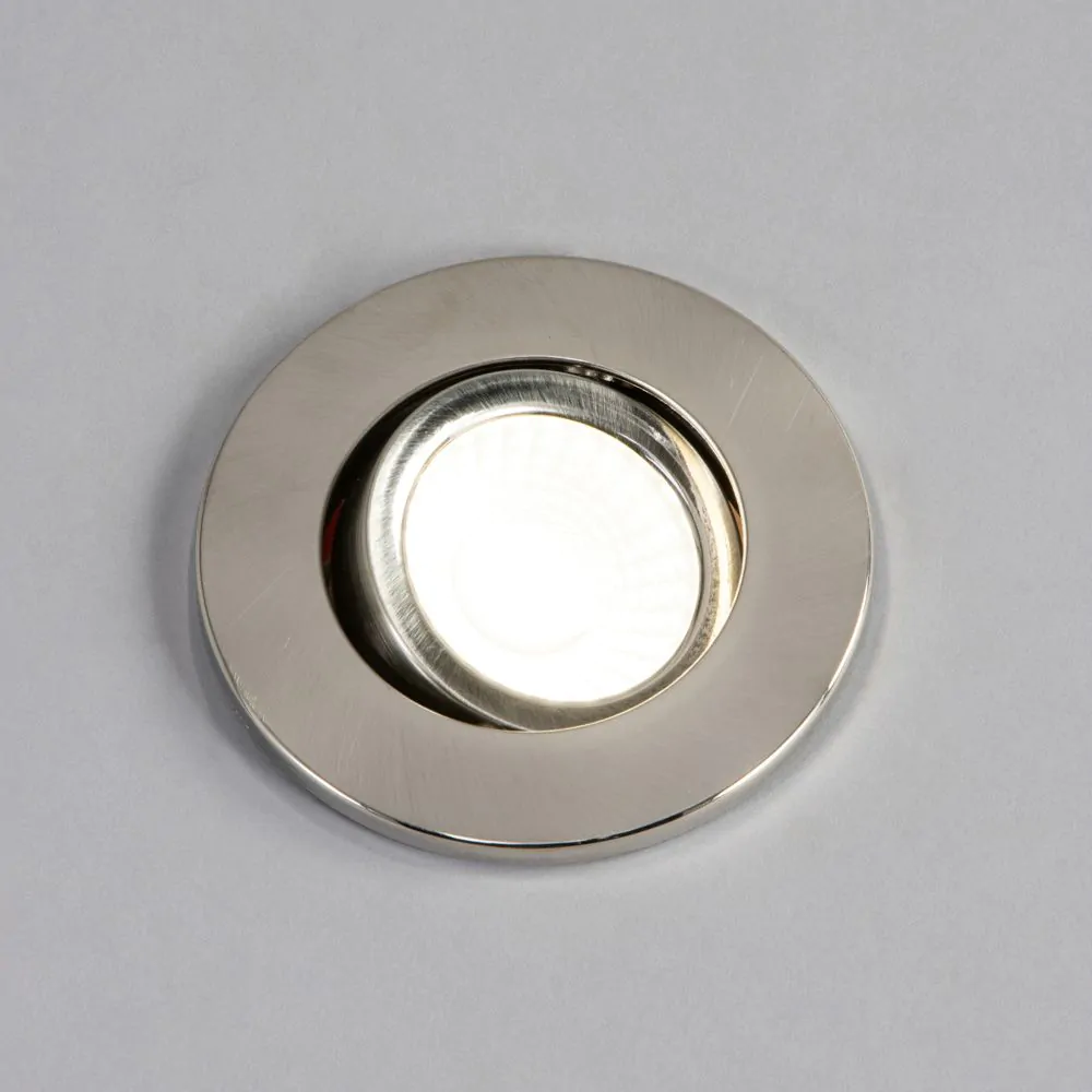 Cal Fire Rated LED IP65 Downlight, Satin Nickel - Image 3