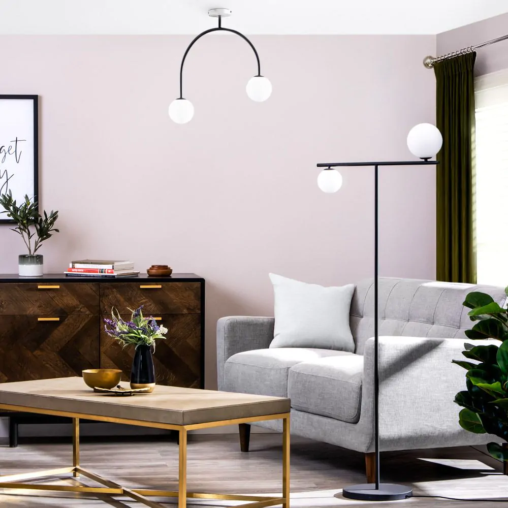 Calder Balance Floor Lamp, Satin Black - Image 6