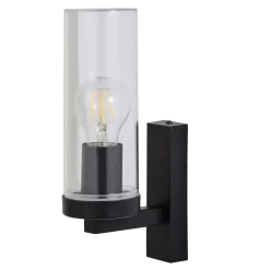 Carlton Up Or Down Outdoor Wall Light, Black