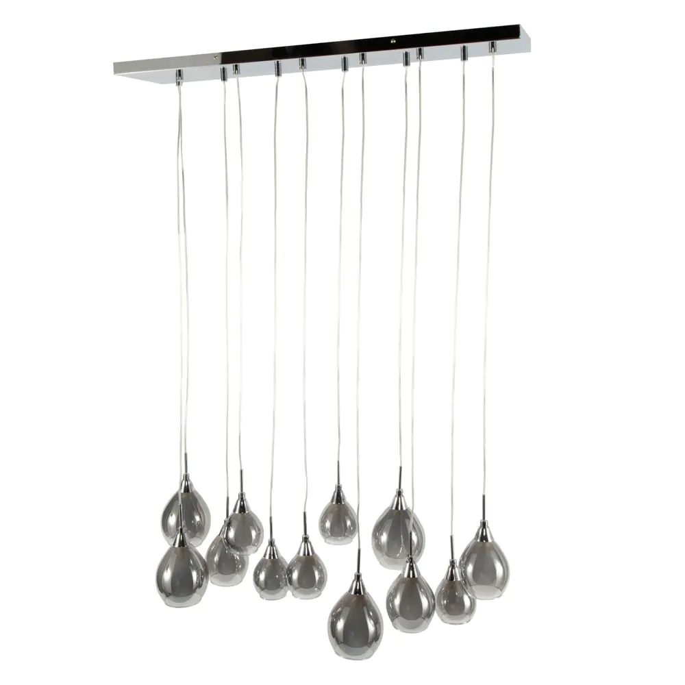 Carmella Diner Ceiling Pendant Bar, Smoke