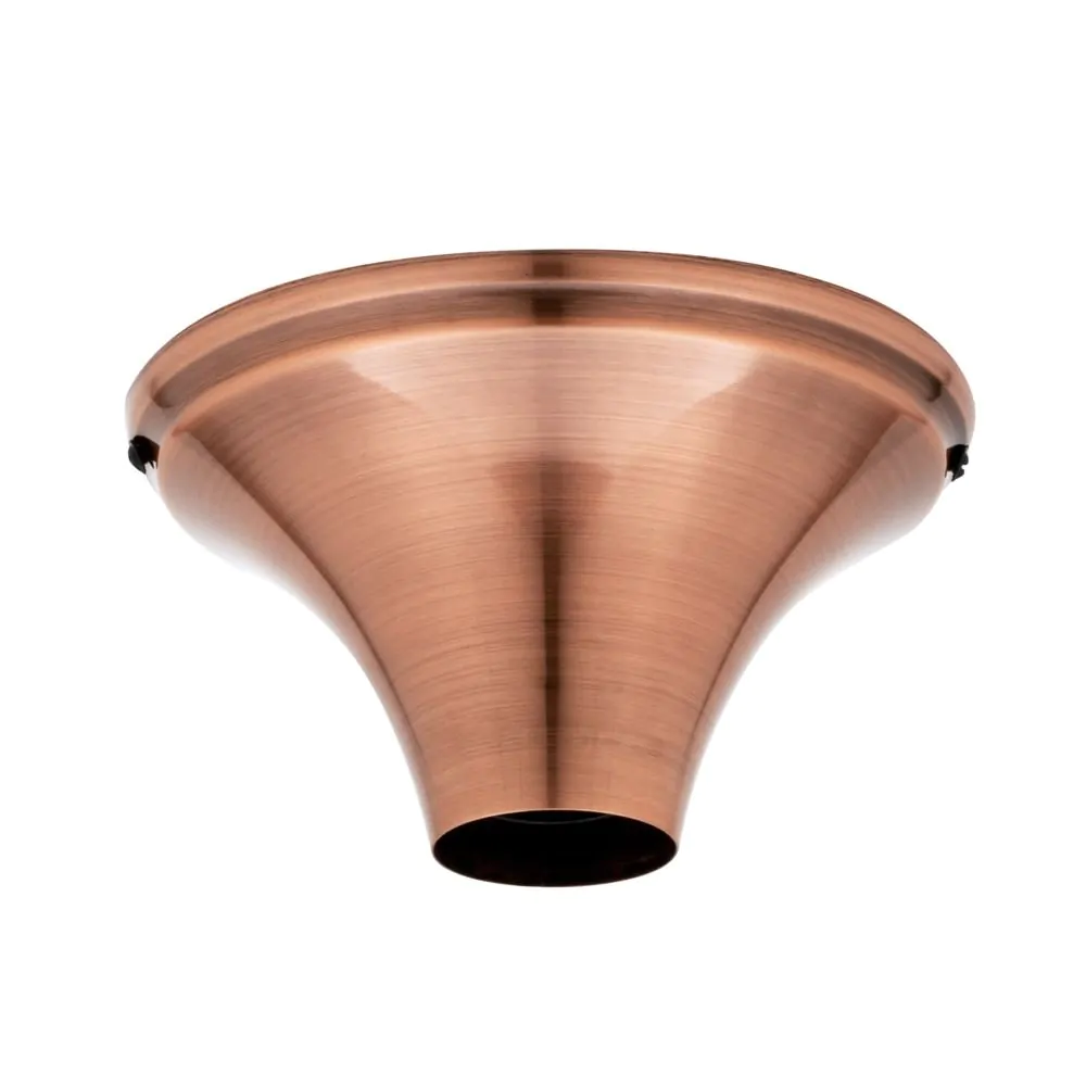 Carrie Ceiling Rose For E27 Lamps, Antique Copper - Image 6