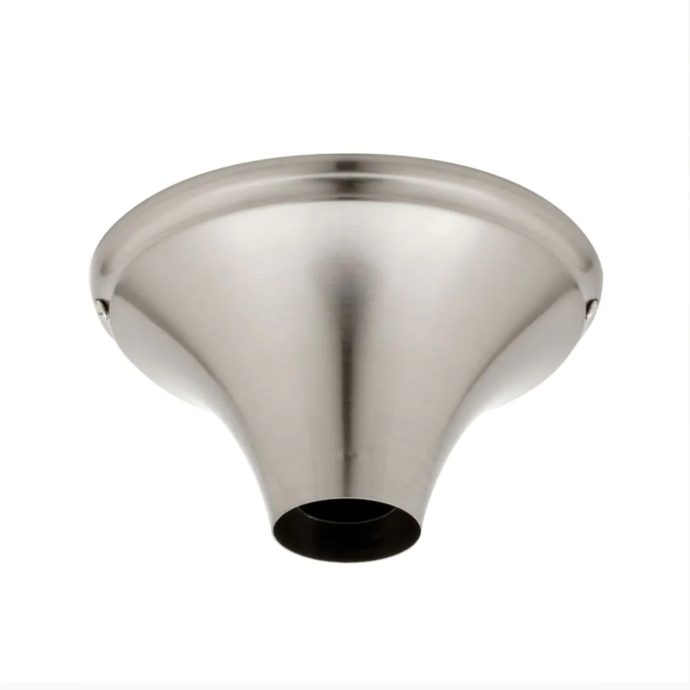 Carrie Ceiling Rose For E27 Lamps, Satin Nickel - Image 6