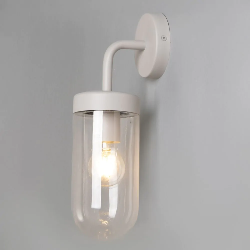 Chelsea Curved Arm Wall Light, Dove Grey - Image 3