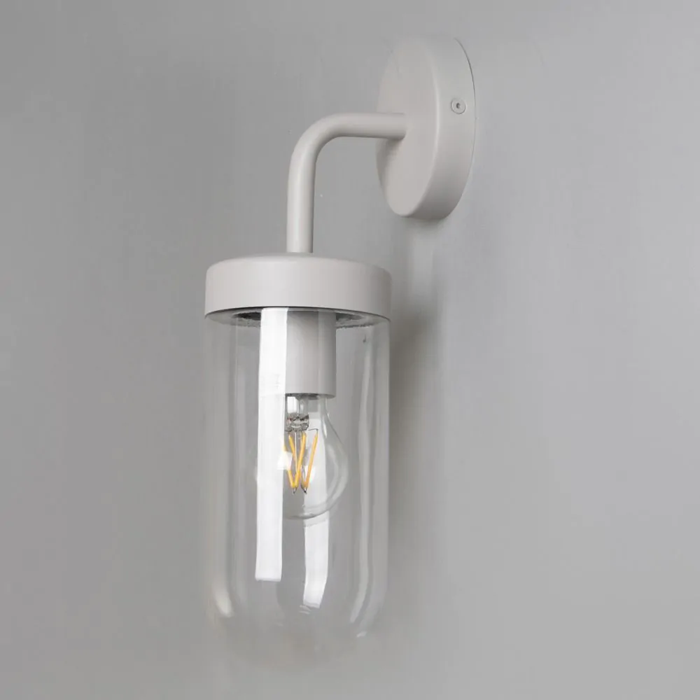 Chelsea Curved Arm Wall Light, Dove Grey - Image 4