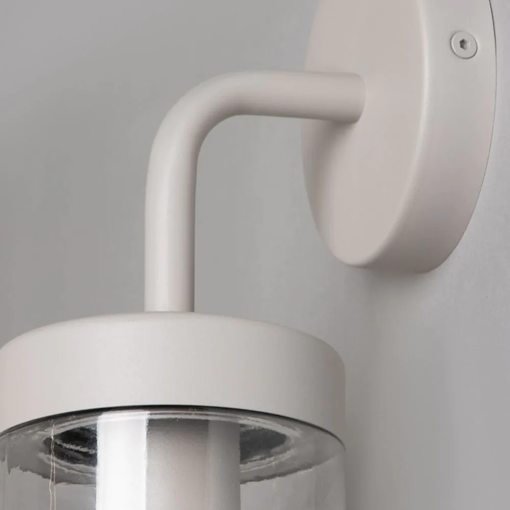 Chelsea Curved Arm Wall Light, Dove Grey - Image 5