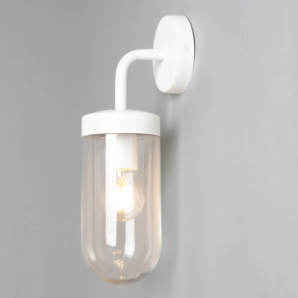 Chelsea Curved Arm Wall Light, Ivory - Image 3
