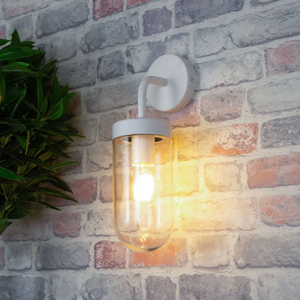 Chelsea Curved Arm Wall Light, Ivory - Image 2