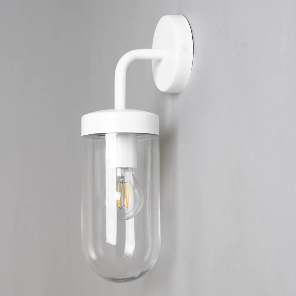 Chelsea Curved Arm Wall Light, Ivory - Image 4