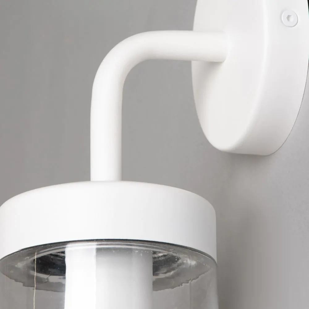 Chelsea Curved Arm Wall Light, Ivory - Image 5