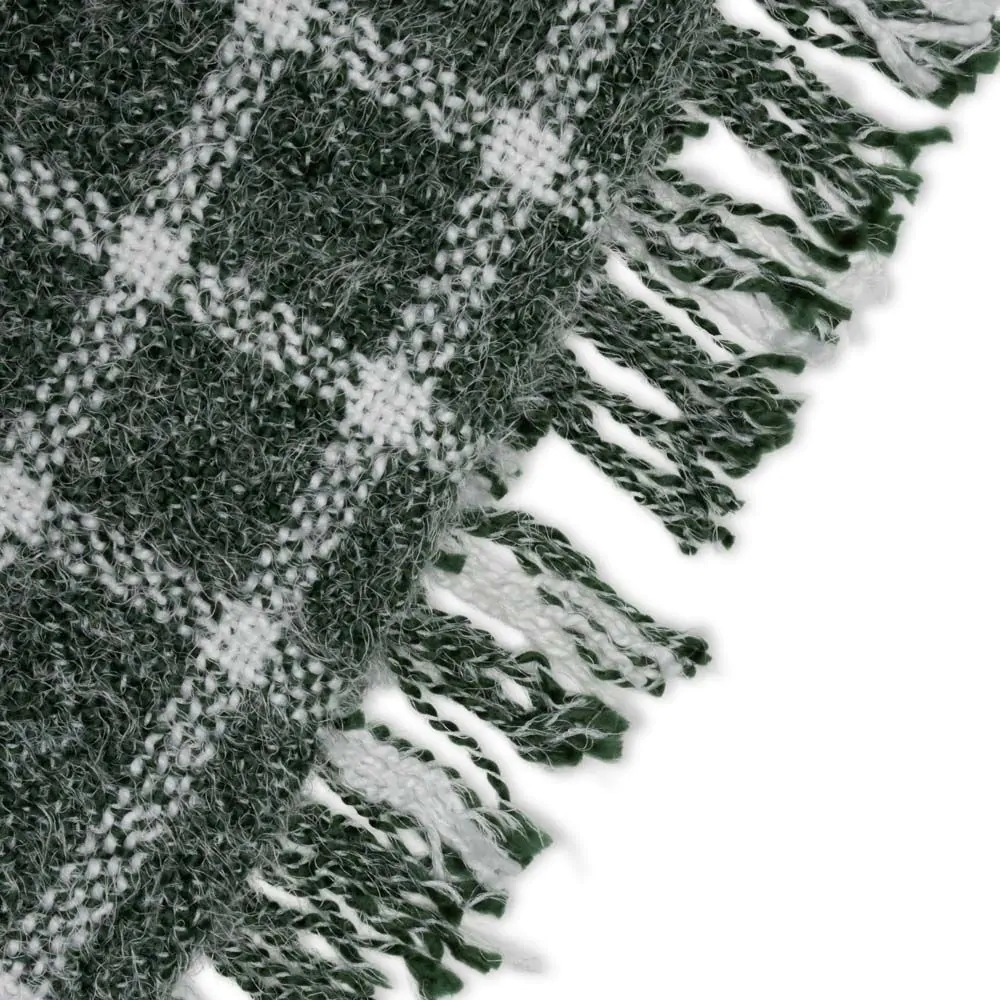 Chequers Throw, Green - Image 4