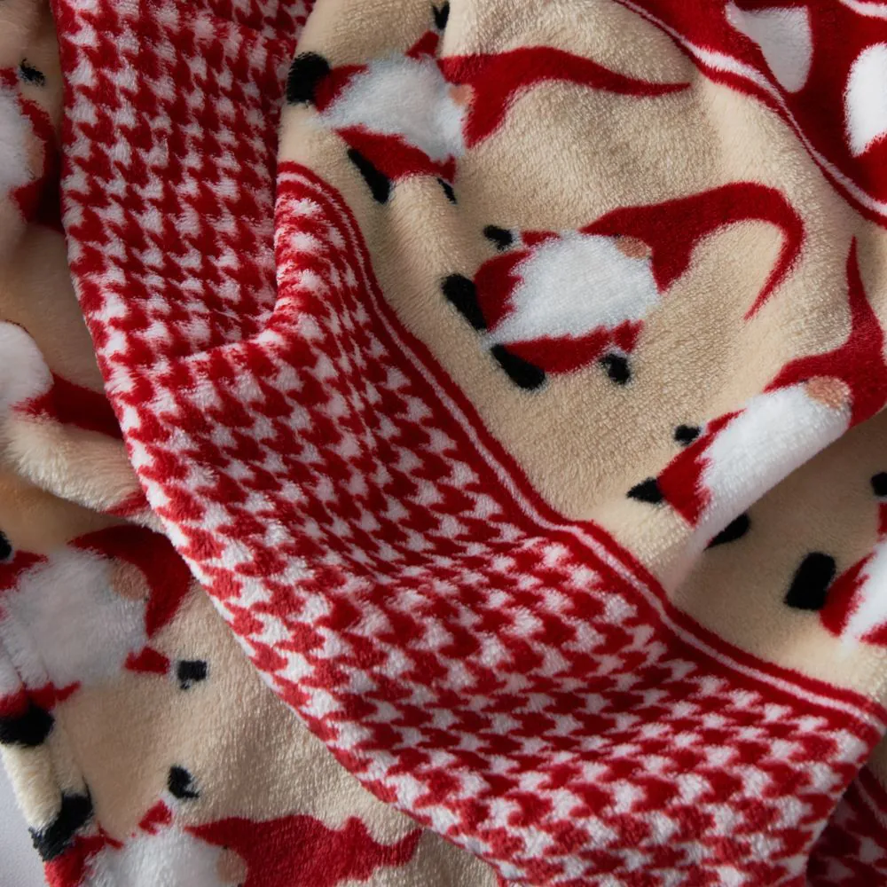 Christmas Gonk Throw, Red - Image 3