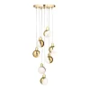 Cleveland Cluster Pendant, Brass