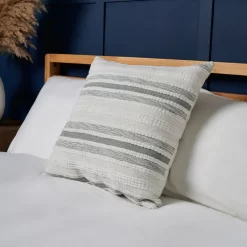 100% Cotton Tufted Cushion, Cream