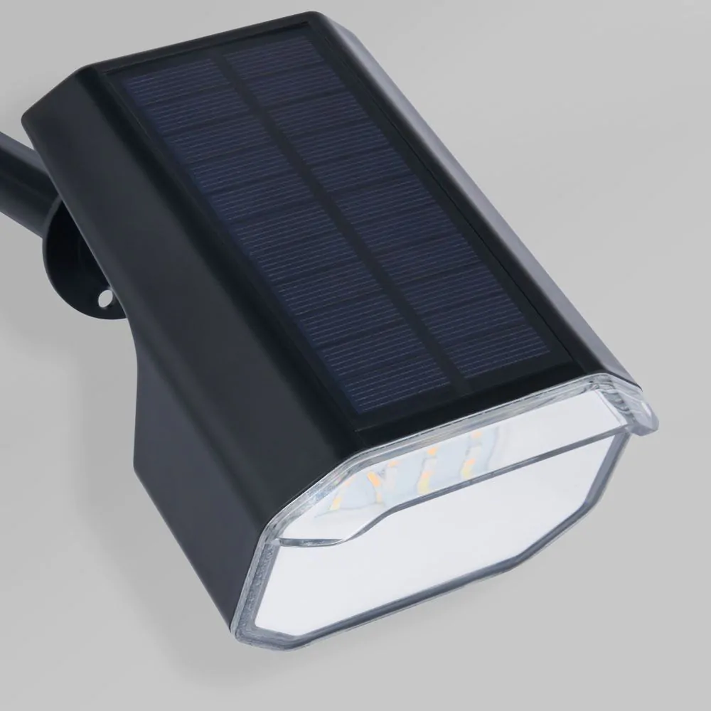 Danic LED Outdoor Solar Ground Spike Light, Black - Image 6