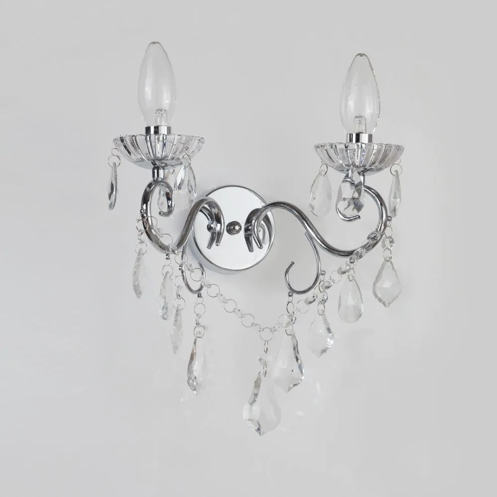 Daphne Bathroom Wall Light, Chrome - Image 4