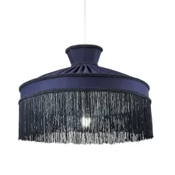 Darcy Fringed Easyfit Shade, Blue