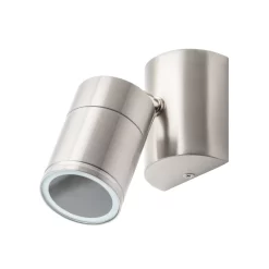 Delting Adjustable Outdoor Wall Light, Stainless Steel