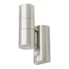 Delting Up And Down Outdoor Wall Light With PIR Sensor, Stainless Steel