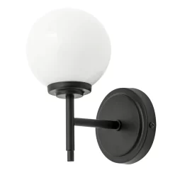 Douro Bathroom Wall Light, Matte Black