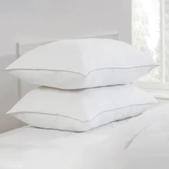 Dreamy Nights Overfilled Duck Feather Pillow Pair, White