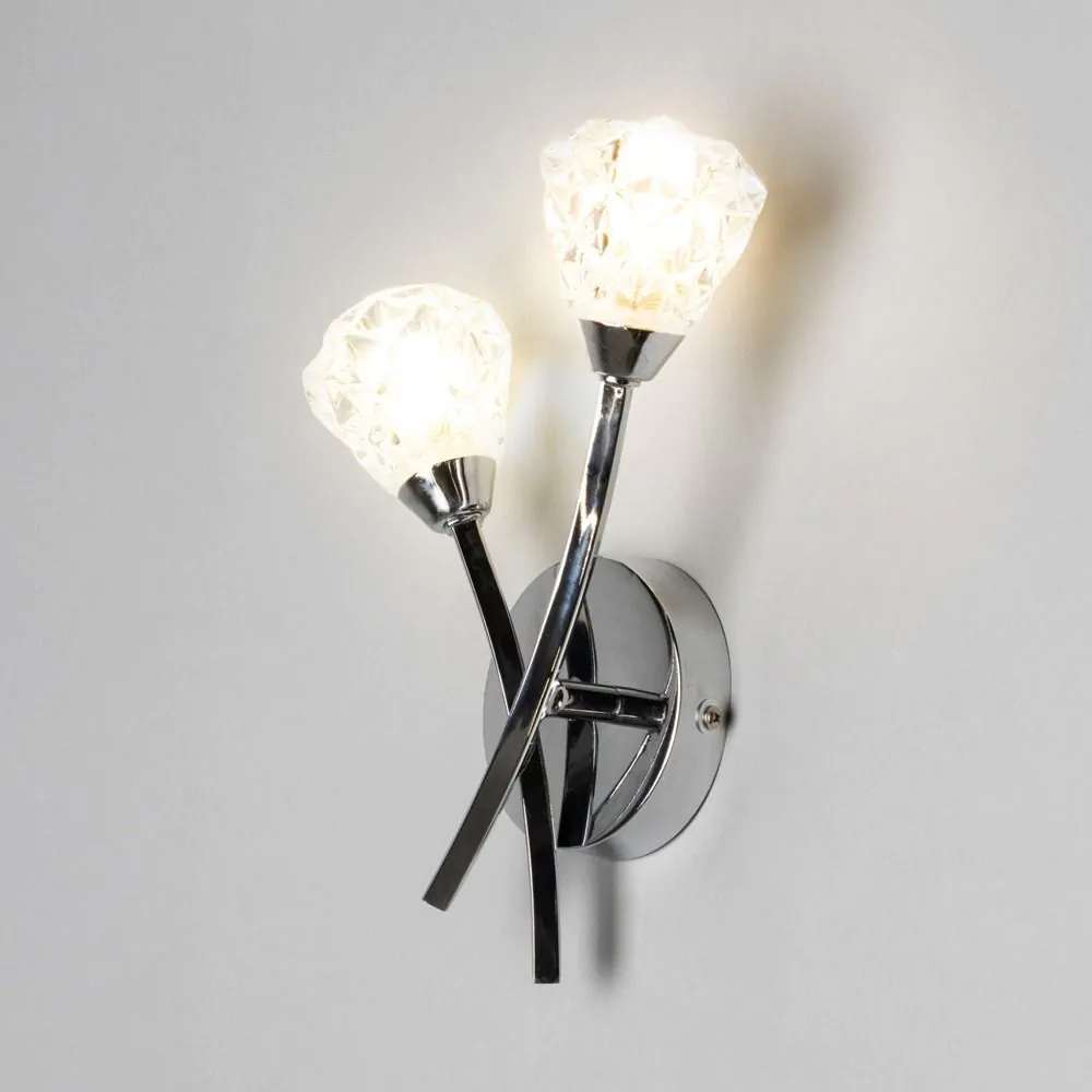Eliza Bathroom Wall Light, Chrome - Image 3