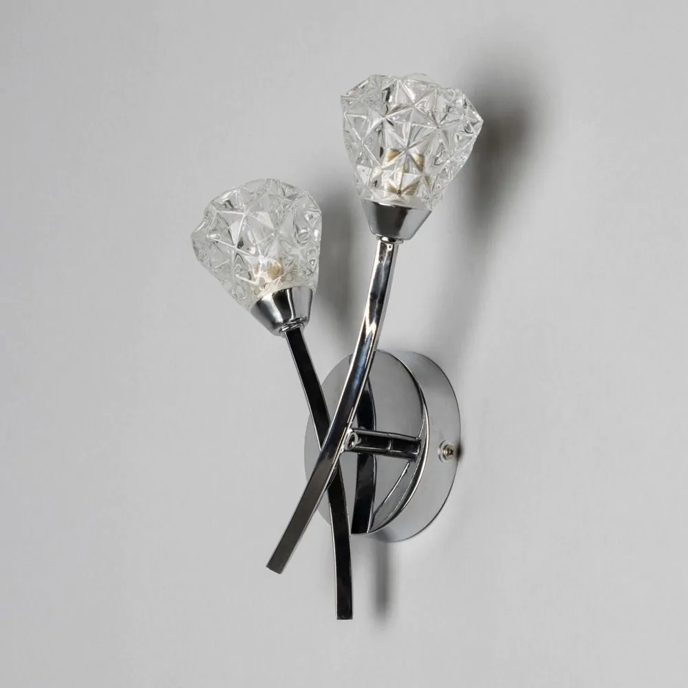 Eliza Bathroom Wall Light, Chrome - Image 4