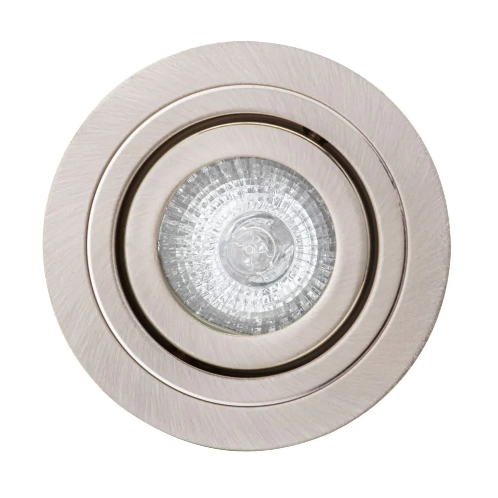 Fion Circular IP65 Tiltable Downlight, Satin Chrome - Image 6