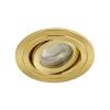 Fion Circular IP65 Tiltable Downlight, Satin Brass