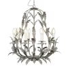 Flo 8 Light Chandelier, Grey