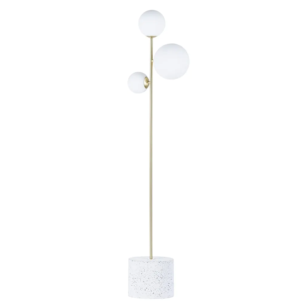 Forella Floor Lamp, Satin Brass - Image 7