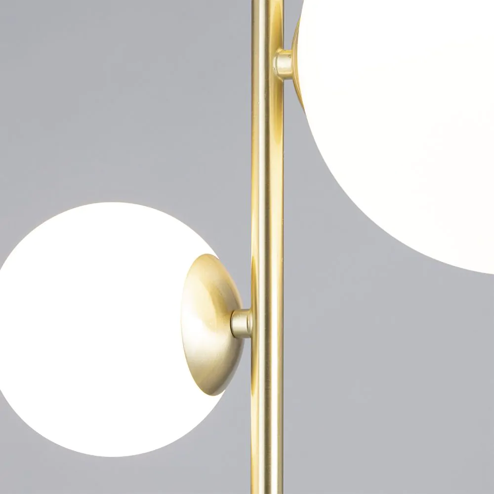 Forella Floor Lamp, Satin Brass - Image 5