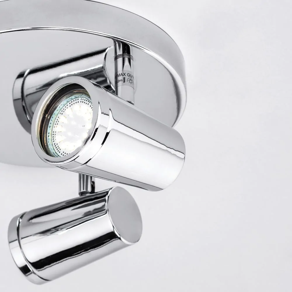 Frida Bathroom Ceiling Spotlight Plate, Chrome - Image 5