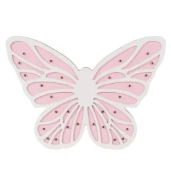 Glow Butterfly Table Lamp, Pink