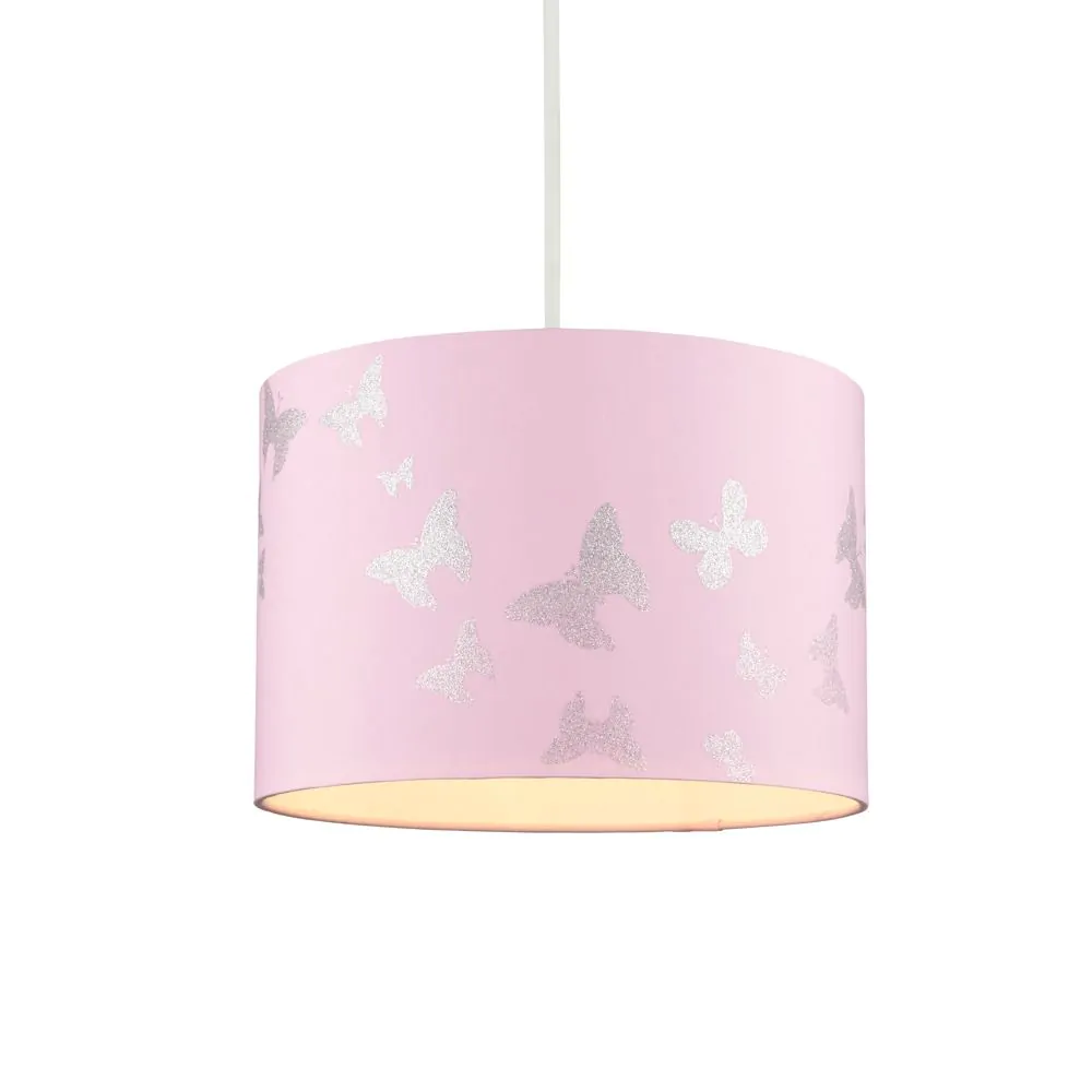 Glow Butterfly Easy Fit Light Shade, Pink