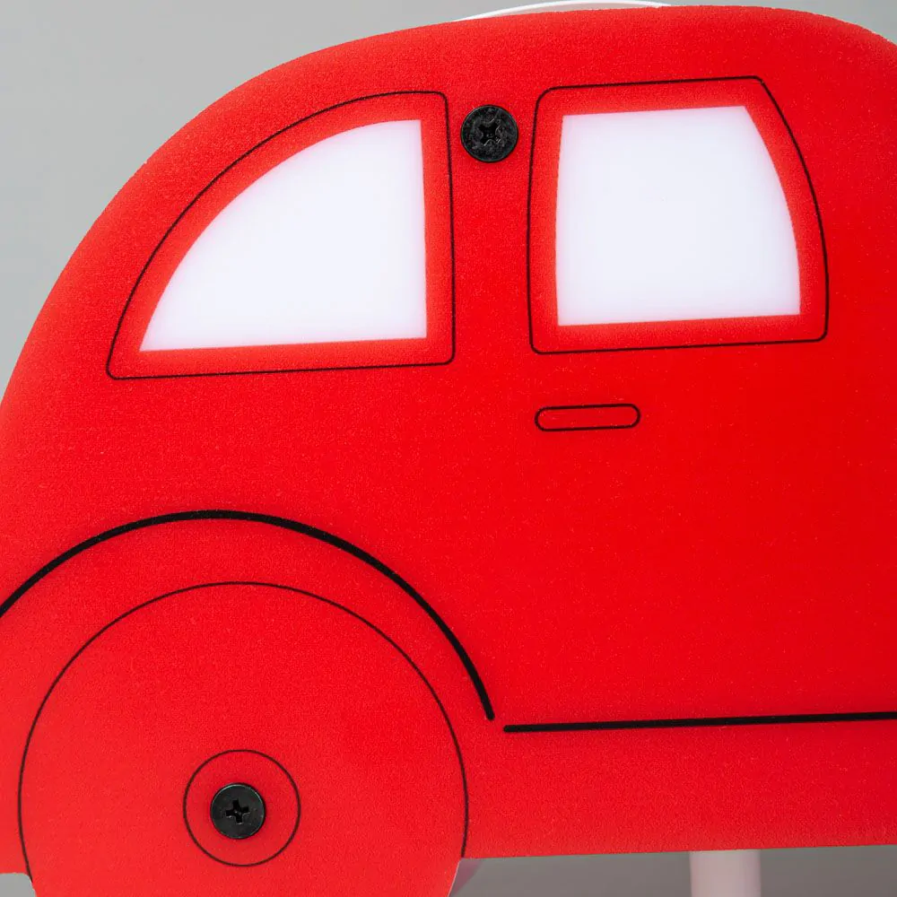 Glow Car LED Table Lamp, Red - Image 5
