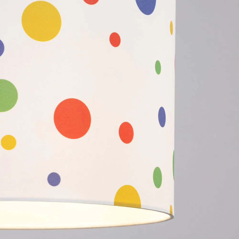 Glow Coloured Dots Easy Fit Light Shade, White - Image 5
