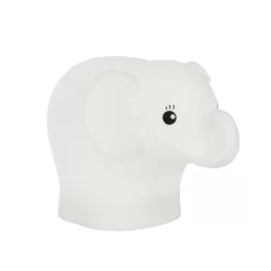 Glow Elephant Colour Changing Night Light, White