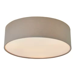 Glow Flush Ceiling Light, Grey