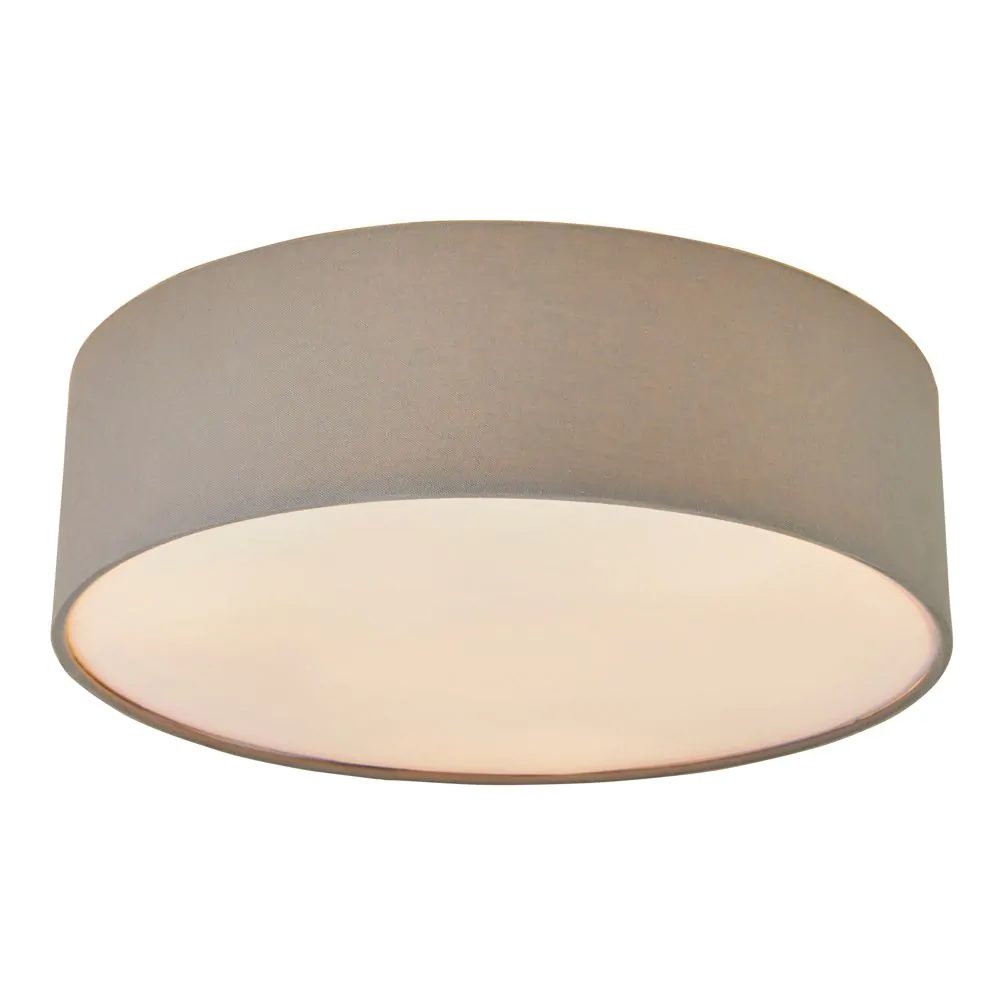 Glow Flush Ceiling Light, Grey