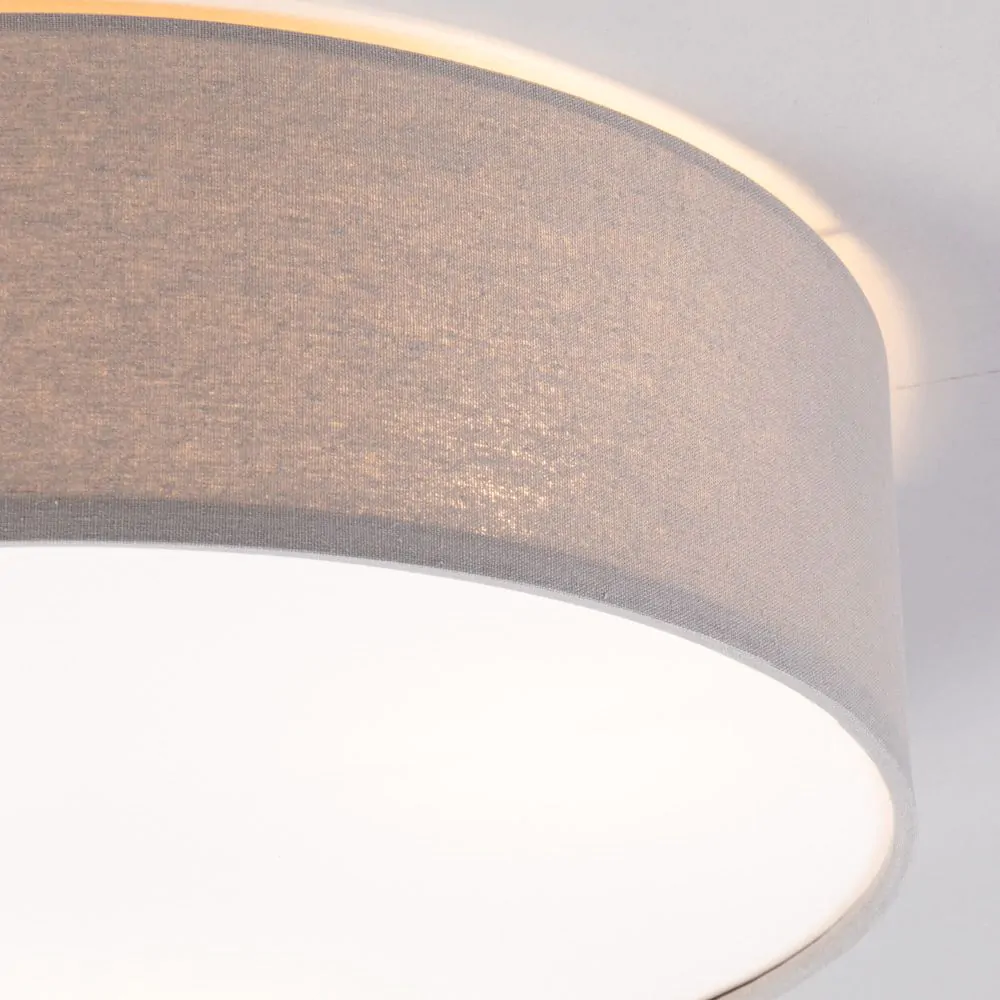 Glow Flush Ceiling Light, Grey - Image 5